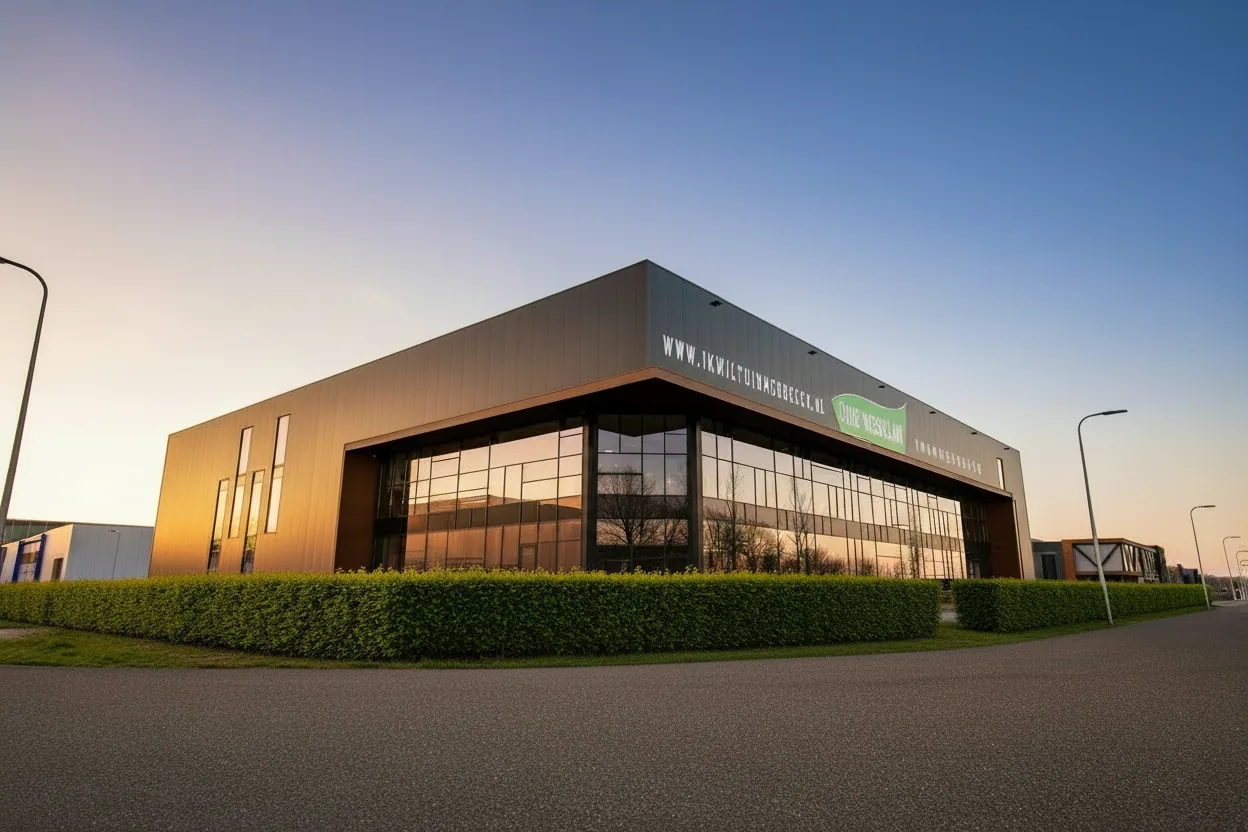 De showroom van Oude Wesselink Tuinmeubelen aan De Bleek 2 in Enter